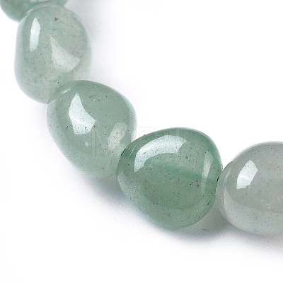 Natural Green Aventurine Bead Stretch Bracelets BJEW-K213-03-1