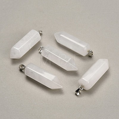 Natural Quartz Crystal Pendants GG-CBAA0EE-02P-21-1