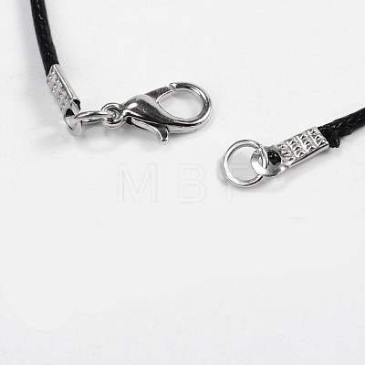 Waxed Cord Necklace Making MAK-L004-01A-1