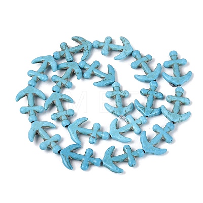Synthetic Turquoise Beads Strands G-N364-04A-01-1