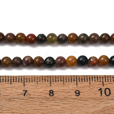 Natural Ocean Jasper Beads Strands G-F668-26-4mm-1