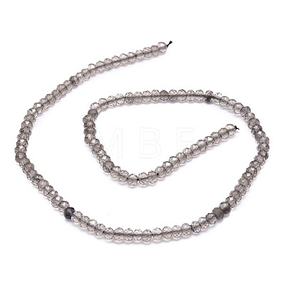 Natural Smoky Quartz Beads Strands G-E569-H06-1