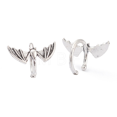 Brass Cuff Earrings for Halloween EJEW-L257-01A-1
