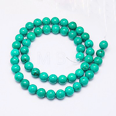 Natural Magnesite Beads Strand TURQ-G096-10mm-1