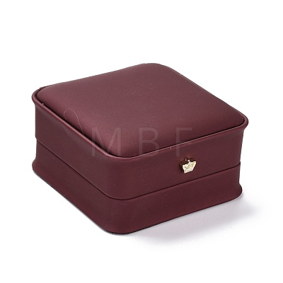 PU Leather Jewelry Box CON-C012-02B-1