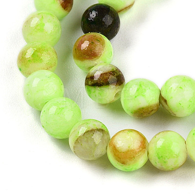 Natural Persian Jade Beads Strands G-A255-A02-04B-1