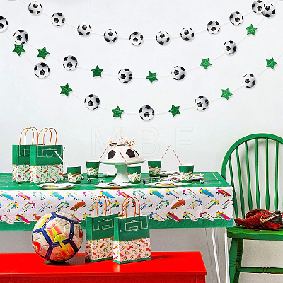 4Pcs 2 Styles Paper Football Hanging Banner DIY-PH0038-66-1