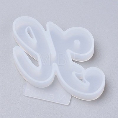 Letter DIY Silicone Molds DIY-I034-08H-1