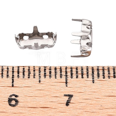 Brass Sew on Prong Settings KK-N254-165B-P-1