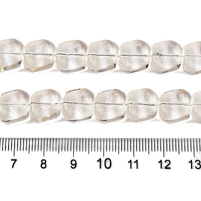 Electroplate Glass Beads Strands EGLA-N012-07C-1