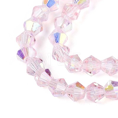 Transparent Glass Beads Strands LS-EGLA-N021-4mm-06-1