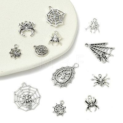12Pcs 12 Styles Tibetan Style Alloy Pendants FIND-FS0004-67-1