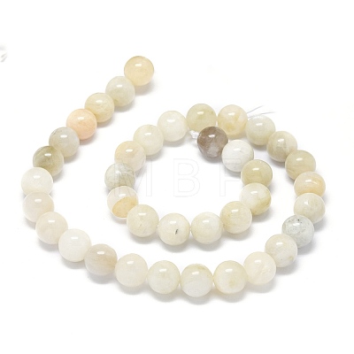 Natural Rainbow Moonstone Beads Strands G-O201A-17B-1
