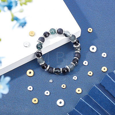 Brass Spacer Beads KK-PH0001-40-1