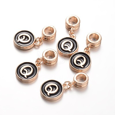 Alloy Enamel European Dangle Charms MPDL-M057-Q-1