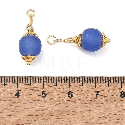 Natural Dyed Blue Agate Pendants GG-D002-03G-1