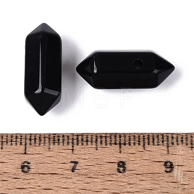 Natural Black Onyx Pendants G-Q601-27A-1