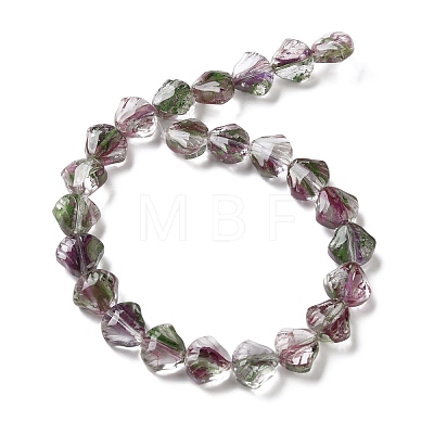 Inner Flower Handmade Lampwork Beads Strands LA-CBA3F7A-02H-1