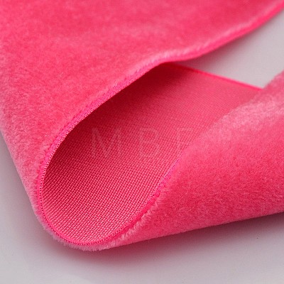 Polyester Velvet Ribbon for Gift Packing and Festival Decoration SRIB-M001-19mm-187-1