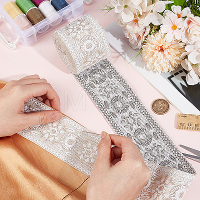 5M Vintage Jacquard Polyester Ribbon OCOR-CY0004-44B-1