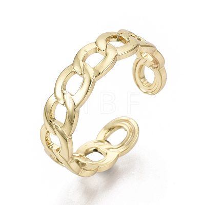 Brass Cuff Finger Rings RJEW-N030-004-NF-1