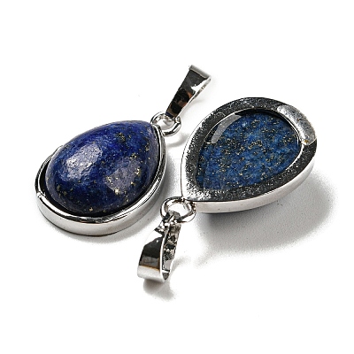 Natural Lapis Lazuli Dyed Pendants G-I358-B21-1
