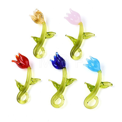 Handmade Lampwork Pendants X-DP098-1