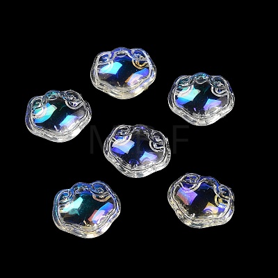 Transparent Glass Beads GLAA-D025-08N-1