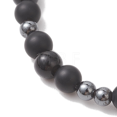 201 Stainless Steel Cross Charm Bracelets BJEW-JB13358-1