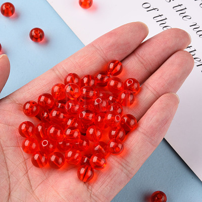 Transparent Acrylic Beads X-MACR-S370-A8mm-712-1