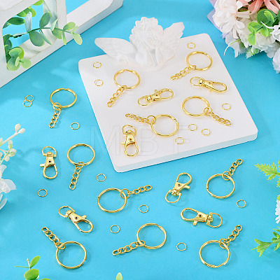 30Pcs Iron Split Key Rings FIND-TA0011-16-1