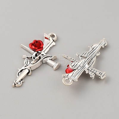 Tibetan Style Alloy Pendants FIND-WH0110-432AS-1