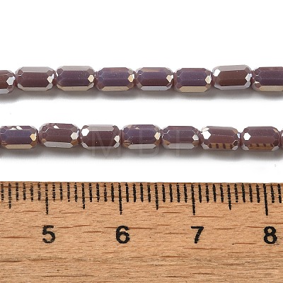 Electroplate Glass Beads Strands EGLA-D031-05-1