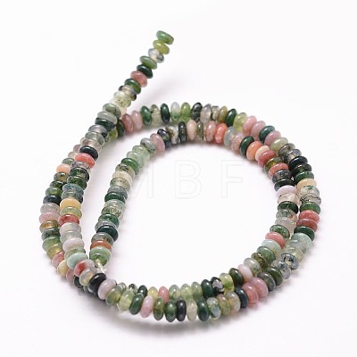 Natural Indian Agate Beads Strands G-N0173-04-2x4mm-1