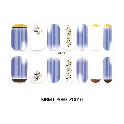 Full Wrap Gradient Nail Polish Stickers MRMJ-S059-ZQ010-1