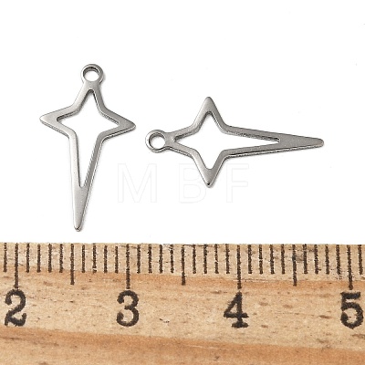 201 Stainless Steel Pendants STAS-I330-045P-1