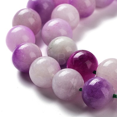 Dyed Natural White Jade Beads Strands G-I299-F06-10mm-1