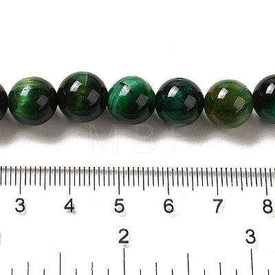 Dyed Natural Tiger Eye Beads Strands G-G102-A01-04-1