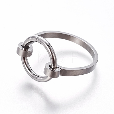 304 Stainless Steel Finger Rings RJEW-E158-08P-18mm-1