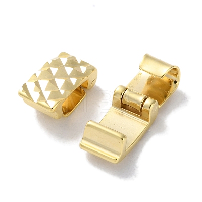 Brass Watch Band Clasps KK-F880-22G-1