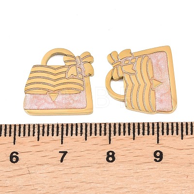 304 Stainless Steel Enamel Pendants STAS-A136-01G-01-1