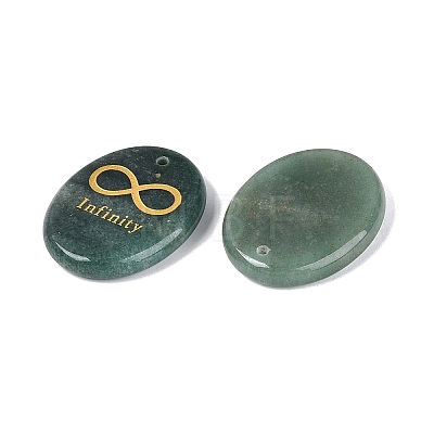 Natural Green Aventurine Pendants G-N365-01C-1