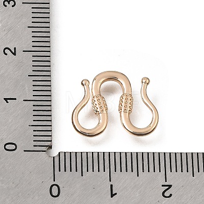 Brass M-Hook Clasps KK-CBA0DF0-14E-KCG-1