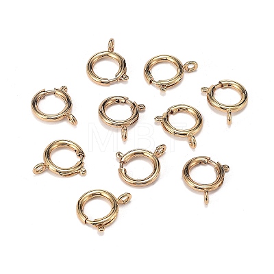 Brass Spring Ring Clasps LS-ZIRC-F120-014G-1