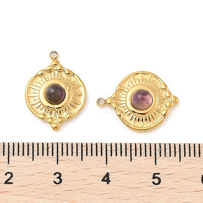 Natural Amethyst Pendants STAS-F312-15G-02-1
