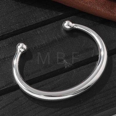 304 Stainless Steel Cuff Bangles BJEW-S161-08S-1