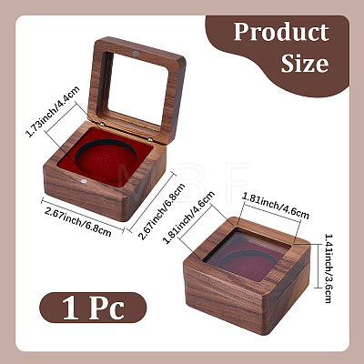 Wooden Badge Packing Magnetic Boxes CON-WH20006-017B-1
