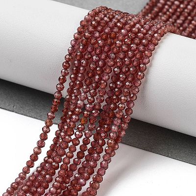 Natural Garnet Beads Strands G-B088-C11-02-1