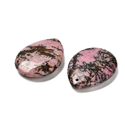Natural Rhodonite Pendants G-Z088-02I-1