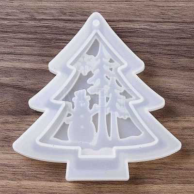 Christmas Theme DIY Pendants Decoration Silicone Mold DIY-F151-01A-1